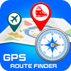 آیکون‌ GPS Route Finder