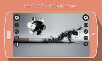 Smoke Effect Photo Frame - Cigarette Photo Frame Affiche