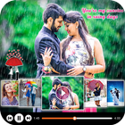 Rain Photo Video Maker With Music icône