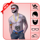 Tattoo my photo editor of name أيقونة