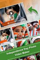 Independence Day Photo Video Maker : 15th August Cartaz