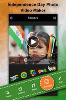 Independence Day Photo Video Maker : 15th August imagem de tela 1