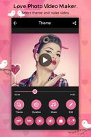 Love Photo Video Maker with Music スクリーンショット 1