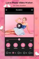 Love Photo Video Maker with Music スクリーンショット 2