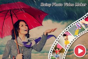 Rainy Photo Video Maker With Music capture d'écran 2