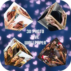 3d cube photo live wallpaper