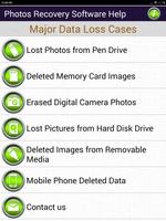 Photos Recovery Software Help تصوير الشاشة 2