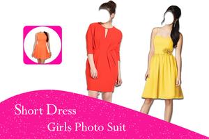 Short Dress Girls Photo Suit Affiche