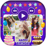 Birthday Video Maker with Song-icoon