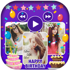 Birthday Video Maker with Song ikona