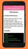 Learn PHP and MySQL Tutorials Special Course Ekran Görüntüsü 3