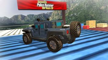 Impossible Police Hummer Car3D imagem de tela 2