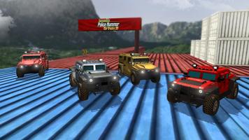 Impossible Police Hummer Car3D скриншот 3