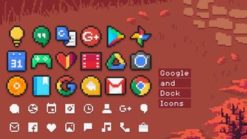 PixBit - Pixel Icon Pack Plakat