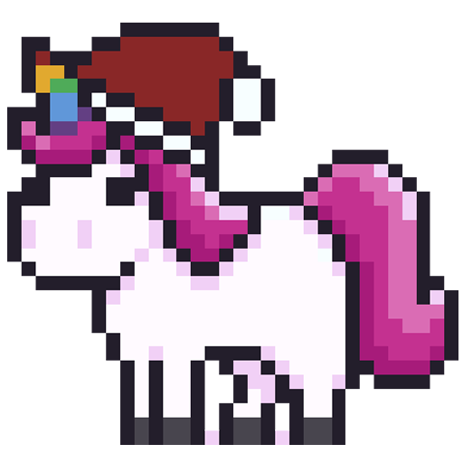 colore unicorno per numero - sandbox pixel art
