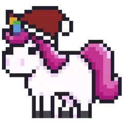 Unicorn Color by Number - Sandbox Pixel Art