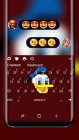 Pixel duck Keyboard Affiche