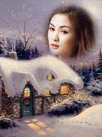 Snowfall Photo Frames syot layar 1