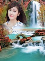 Waterval Photo Frames-poster