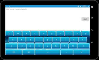 Galaxy sky Keyboard Theme 스크린샷 2