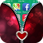 Love Zipper Screen آئیکن