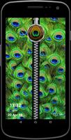 Peacock Art Zipper Screen poster