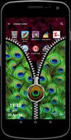 Peacock Art Zipper Screen 스크린샷 1