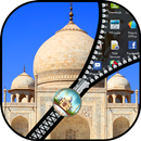 Taj Mahal Zipper Screen-APK