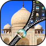 Taj Mahal Zipper Screen icono