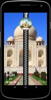 Taj Mahal Zipper Screen โปสเตอร์