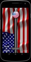 USA Zipper Screen Cartaz