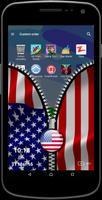 USA Zipper Screen imagem de tela 1