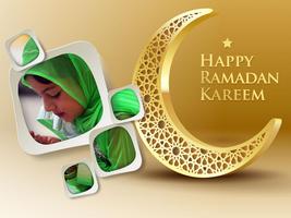3D Ramadan Photo Frames plakat