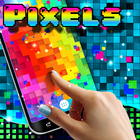 Pixels live wallpapers icône