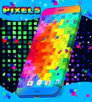 Pixels live wallpapers Affiche