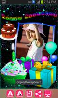 Birthday Photo Frame پوسٹر