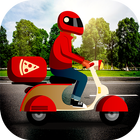 3D Pizza  Delivery Guy 图标