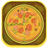 Pizza Clock Live Wallpaper
