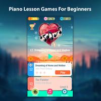Piano Lesson Games For Beginne पोस्टर