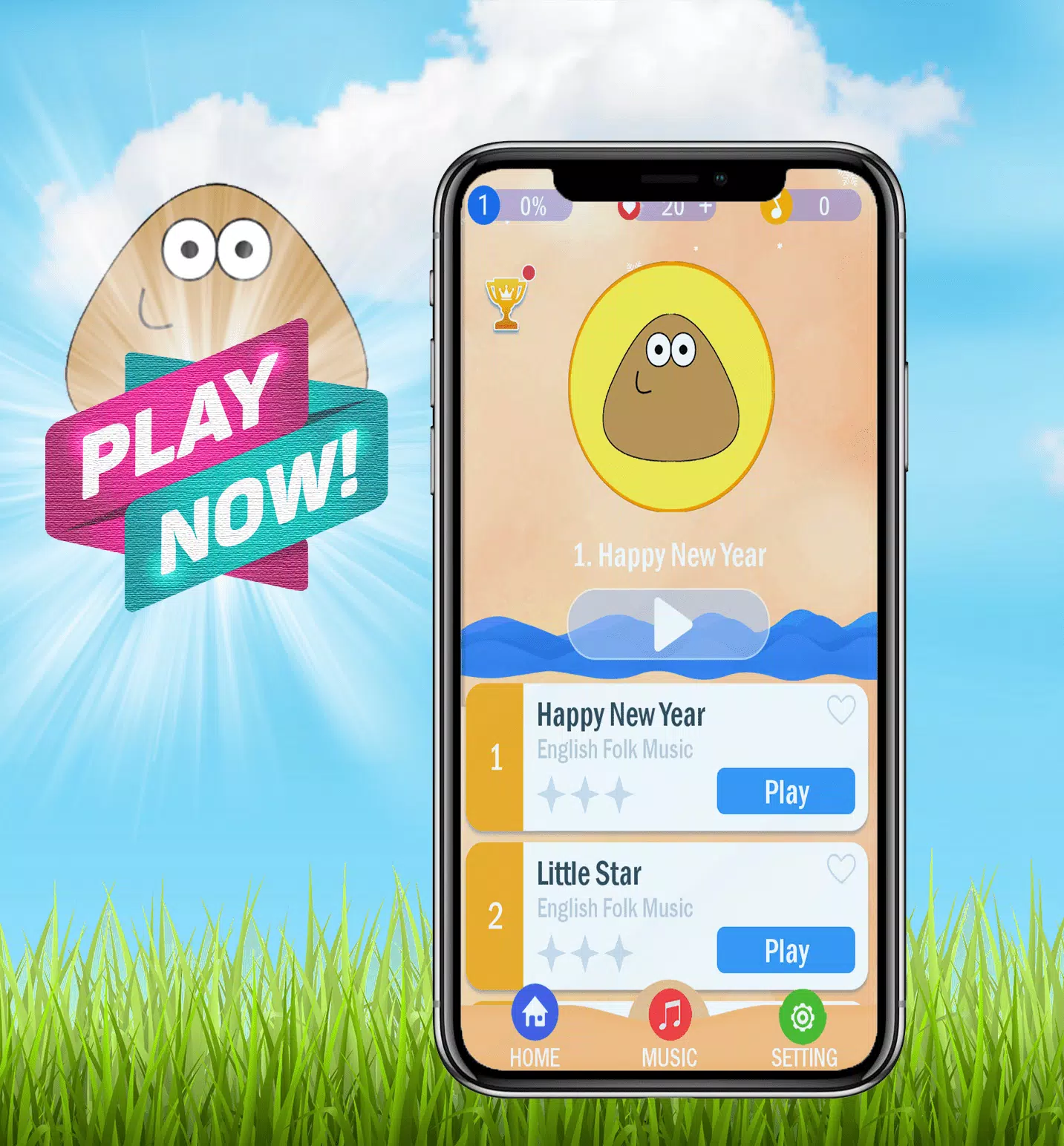 songs used in the mobile game Pou — Pou songs