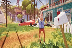 Hello Neighbor(Basement) Free HD  Wallpaper تصوير الشاشة 1