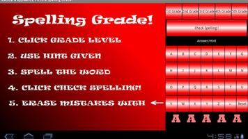 Tablet Picture Spelling Grade!-poster