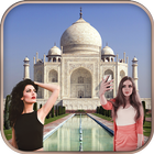 Taj Mahal Dual Photo Frames icône