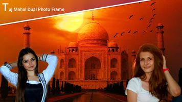 Taj Mahal Dual Photo Frames screenshot 1