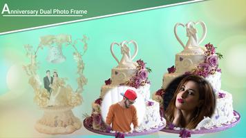 Anniversary Cake Ideas-Couple Photos on Cake capture d'écran 1