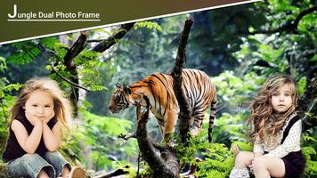 Jungle Dual Photo Frames Cartaz