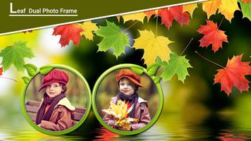 Leaf dual Photo Frames Affiche