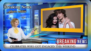 Breaking News Photo Editor - Photo Frames captura de pantalla 1