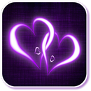 Purple Heart Live Wallpaper APK