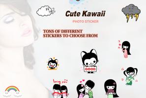 Cute Kawaii Photo Sticker الملصق